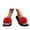 Red2, variant on jiaxiM Womens Flip Flops with Arch Support Wedge Thong Sandals for Women Lightweight Slippers for Women Non- Orthopedic Sandals for Women Tpr Sole Womens Walking Shoes