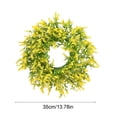 thumbnail image 3 of SouMaox Artificial Wreath, Artificial Floral Arrangement, Purple Yellow Decor, Door Wall Hanging, for Living Room Garden, 3 of 8