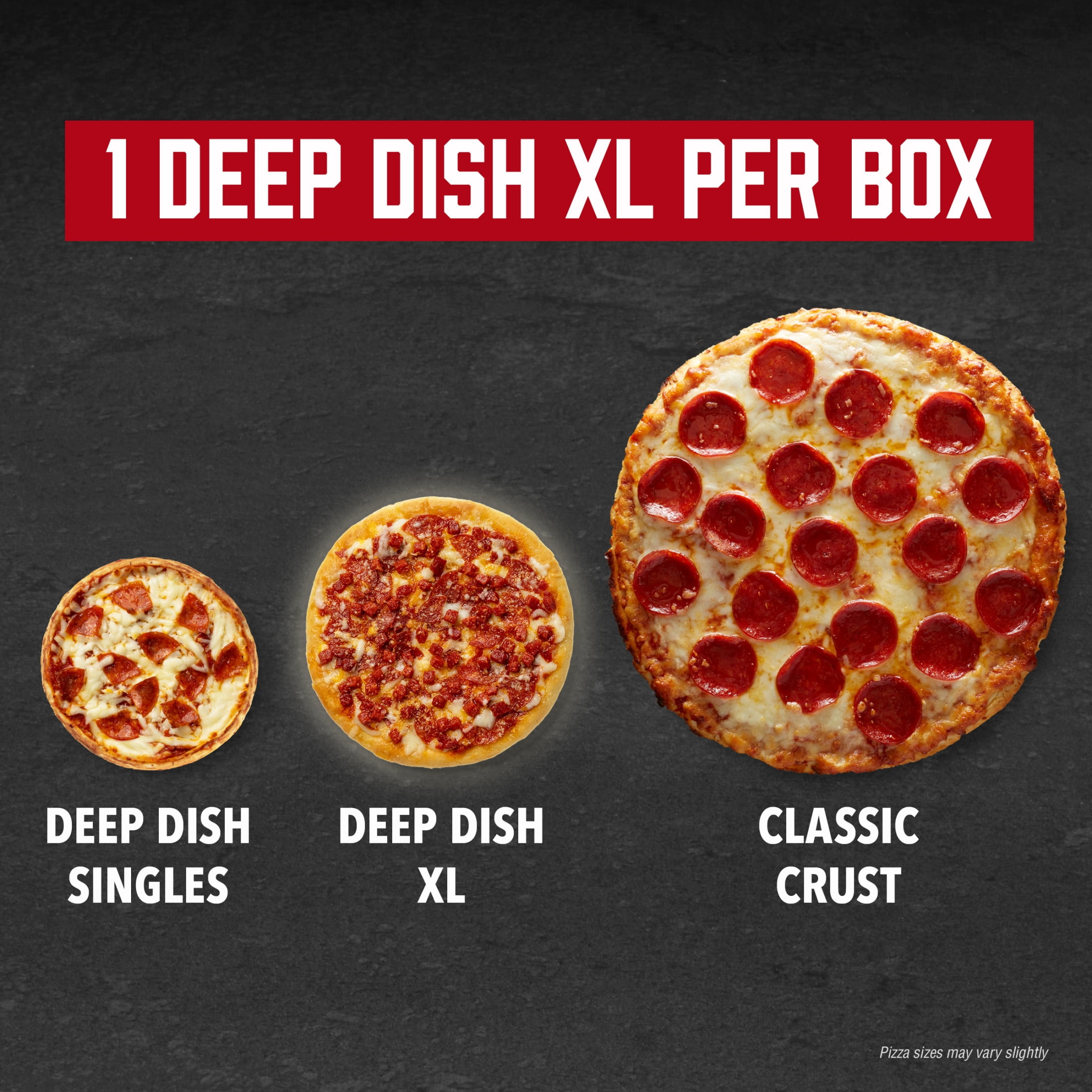 Red Baron Ultimate Pepperoni Deep Dish XL Frozen Pizza, 11.12 oz