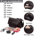 thumbnail image 5 of VOLGANIK ROCK Bolsos para mujer, bolso de hombro de piel sintética suave, bolso cruzado para mujer, bolso de bolsillo ligero, 5 of 5