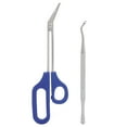 thumbnail image 3 of Cuticle Scissor, Rust Proof Stainless Steel Long Handled Toenail Scissors Sturdy Ingrown Toenail File Portable Stable  For Home Travel L,S, 3 of 8