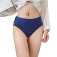 thumbnail image 4 of Xmarks Women's Underwear, Menstrual Period Underwear for Women Girls Cotton Panties Mid Waist Comfortable Briefs, 4 of 7