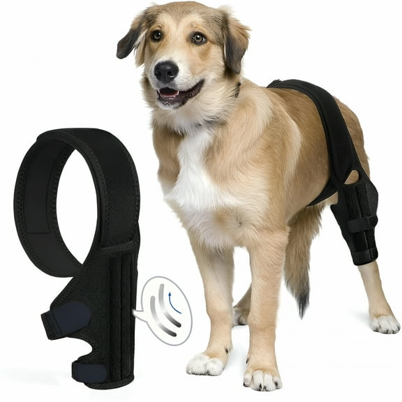 QARUN Large Dog Leg Braces for Back Leg for Support with Cruciate Ligament Injury-Better Recovery with Dog Knee Brace for Torn Acl Hind Leg-Adjustable Hip Dysplasia Dog Acl Brace Hind Leg Rear