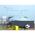 thumbnail image 2 of Bedroom Décor P.S. I Love You Nursery Wall Decals Stickers Art 36x10-Inch Tumbleweed, 2 of 4