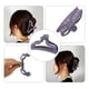 thumbnail image 5 of 1 pieza de pinzas de plástico para el cabello, pinzas para el cabello, pasadores para el cabello para mujeres, púrpura, 3.78''x1.85''x1.42'', 5 of 7