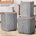 thumbnail image 2 of 100L Large Comforter Storage Bags Closet Organizer for Clothes Sweater Clothes Organizer with Zipper Handles for Blanket Closet Storage Container, Gray, 2 of 9