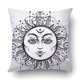 thumbnail image 1 of Funda de almohada ABPHQTO Sol y luna Vintage bohemio astrología astronomía magia abstracta 40x40 cm, 1 of 2