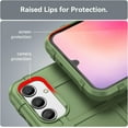 thumbnail image 6 of Slim Fit Phone Case for Samsung Galaxy A24 4G,Rugged Shield Outdoor Durable Case,Military Grade Shockproof Camera Protection Cover for Galaxy A24 4G, HD Green, 6 of 14