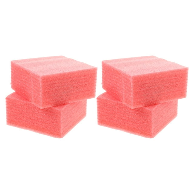 HEALEEP 4Ensemble Blocs de Mousse Rouge Réutilisables pour Créations Artistiques et Soutien Stable 5.50x5.50x2.75 Po