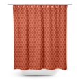 thumbnail image 1 of S4Sassy Orange Stencil Damask Bathroom Decor Shower Waterproof Curtain Drapes Resistant-60 x 75 Inch, 1 of 6