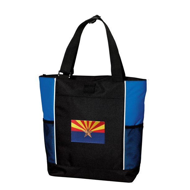 Broad Bay Cotton Arizona Tote Bag Best Arizona Flag Tote Bags Royal