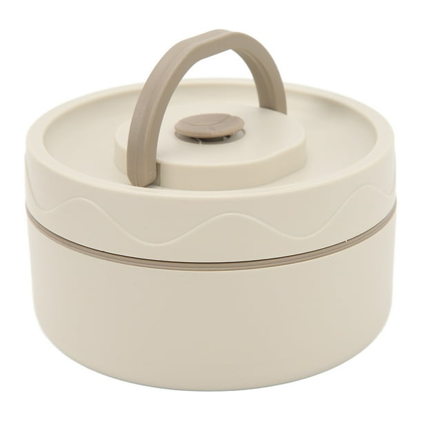 Olla Térmica Portátil de Acero inoxidable 304 Con Conservación Del Calor, Buen Sellado, Ligera y Portátil, Forma Redonda, Amplia Aplicacia