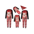 thumbnail image 3 of KelaJuan Christmas Family Matching Christmas Pajamas,Cartoon Elk Print Long Sleeve Tops + Deer Print Pants Set, 3 of 7