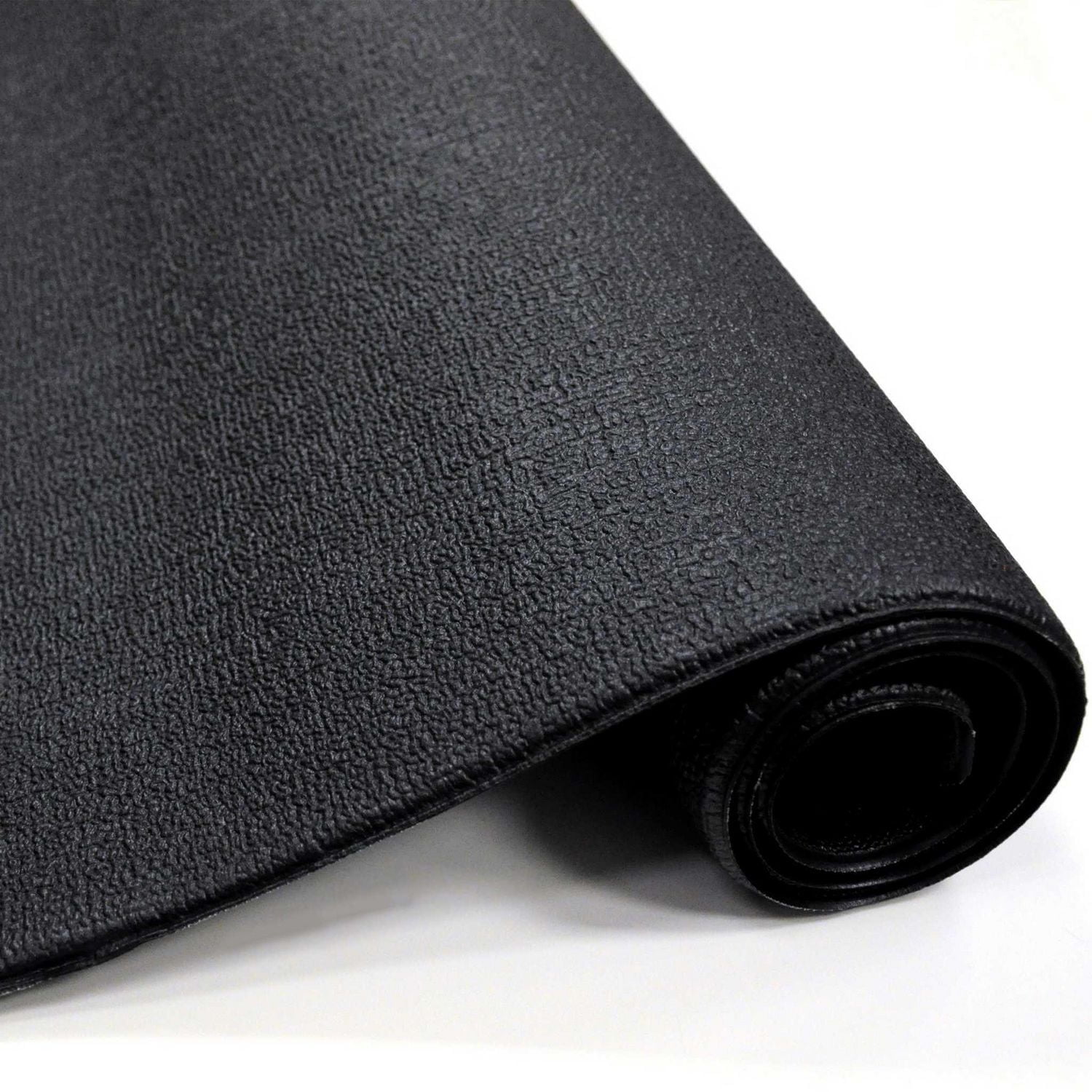 Tapis de sol robuste pour tapis roulant et équipement d'exercice - Noir