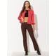 thumbnail image 3 of Chaqueta de gamuza sintética Allegra K con botones a presión Rojo S, 3 of 5