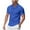 Blue, variant on RYRJJ Mens Waffle Knit Polo Shirts Collared V Neck Short Sleeve Stretch T Shirt Summer Casual Golf Shirts(White,M)
