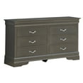 thumbnail image 5 of Glory Furniture Lorana 6-Drawers Bedroom Dresser in Charcoal, 5 of 8