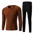 thumbnail image 2 of XRoczxe Men’s Thermal Underwear Set, Soft Fleece‑Lined Long Johns Winter Warm Base Layer Top & Pants, 2 of 6