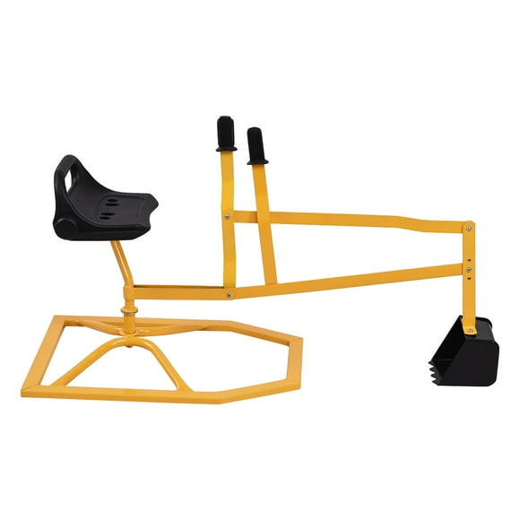 Patiojoy Steel Frame Kid Ride-on Sand Digger Heavy Duty Digging Scooper Toy Excavator