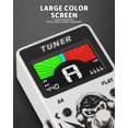 thumbnail image 2 of STRICH Guitar Tuner Pedal with Large Color Screen, Precision Chromatic Drop Tuning, 430-450Hz A4 for Electric Guitar, Tr, 2 of 9