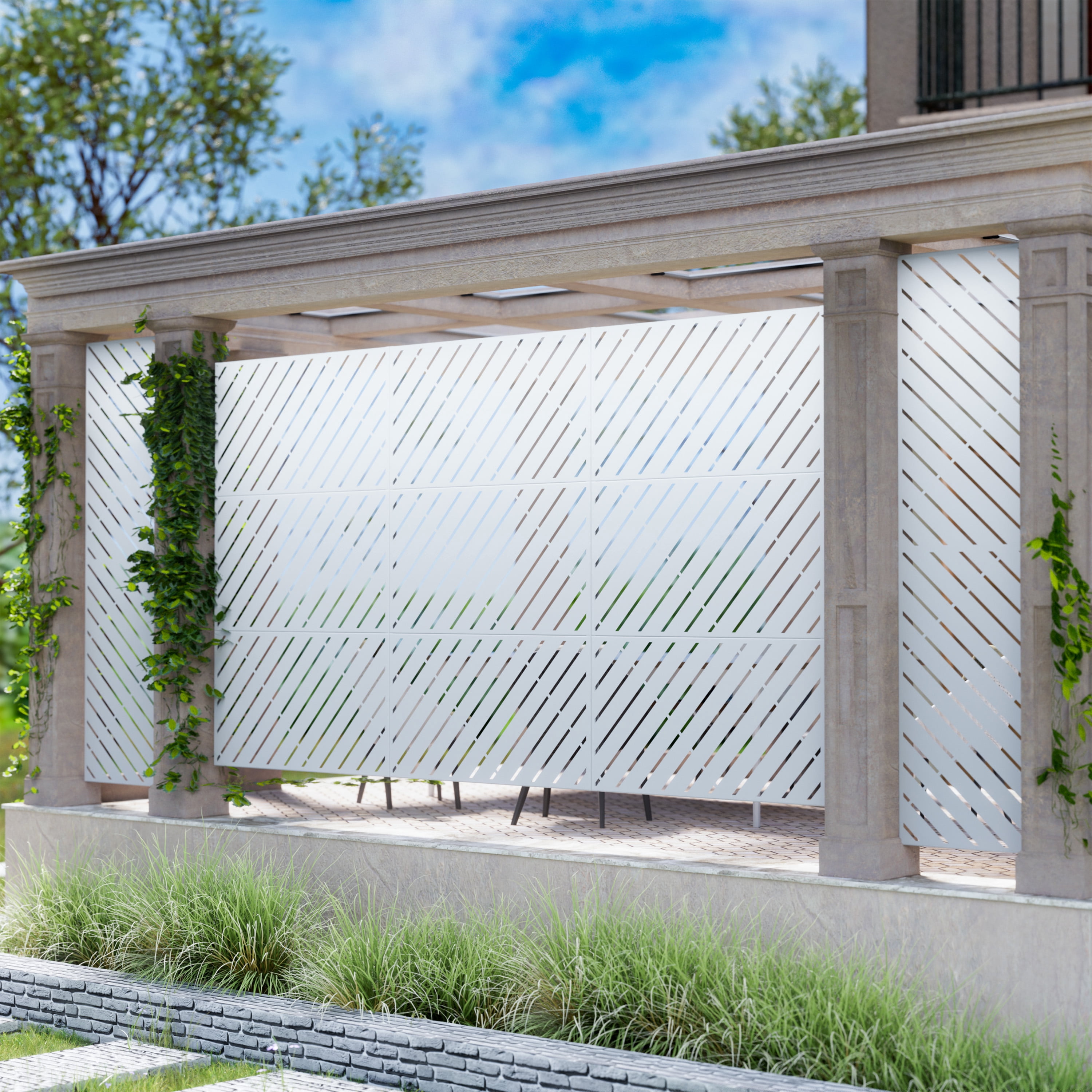 Privacy Metal Screen Fence Panel
