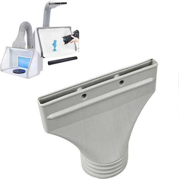 Conexión de extractor de ventanas | Adaptador de ventilación de secadora de CA | Perfil delgado de 2 cm | Conector de escape de plástico 22x25x2cm | Asegura 4 pestañas de bloqueo | Mejora el flujo