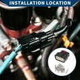 thumbnail image 2 of Conector de faro de automóvil a prueba de agua de 16 pines Unique Bargains para Ford Mondeo 1 juego negro, 2 of 6