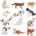thumbnail image 1 of Animal Toy Figures Cat, Educational Cat Figures Toy Set, Realistic Cat Figures, 1 of 5