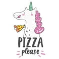 thumbnail image 2 of Girl's Lost Gods Unicorn Pizza Please  Graphic T-Shirt, 2 of 4