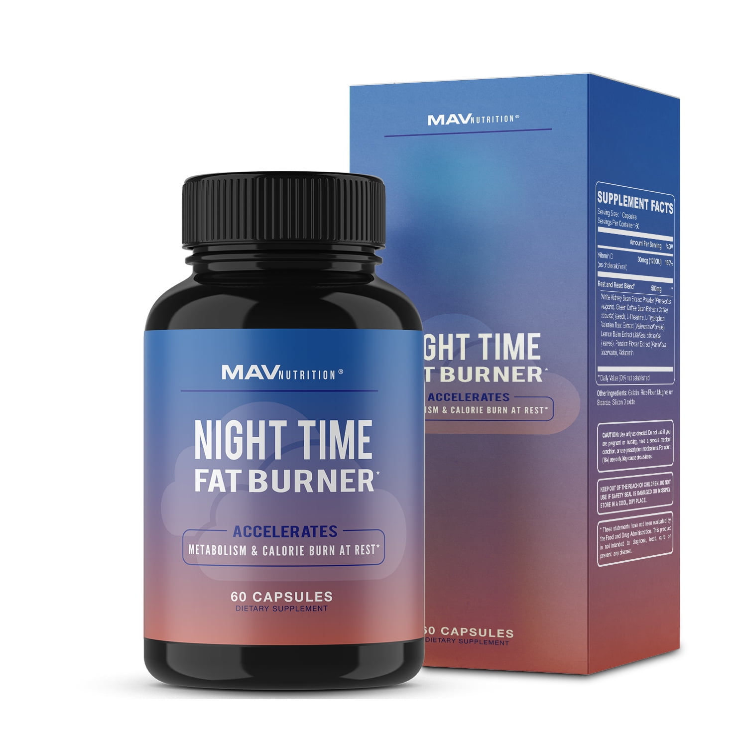 Sleep Aid Weight Loss Pills - Nighttime Fat Burner for Women - Green Tea Fat Burner Appetite Suppressant for Weight Loss - Metabolism Booster Diet Pills with Melatonin & More (60ct)