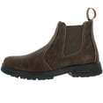 thumbnail image 2 of Eddie Bauer Men's Slip On Sueded Sunlakes Double Gore Chelsea Boot (Brown, 11), 2 of 5