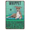 thumbnail image 1 of Placa de perro, placa de letrero de estaño de Metal Vintage, pintura decorativa de hierro, arte para el hogar de animales Tmvgtek Para estrenar, 1 of 9
