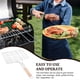 thumbnail image 2 of Barbecue Grilling Basket Fish Grill Basket Grill Net BBQ Accessory for Roast Fish Vegetable, 2 of 2
