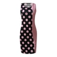 thumbnail image 4 of Vestido de falda de cadera cómoda con estampado floral sin mangas con correas de verano sexy para mujer Pompotops  qwe13034, 4 of 5