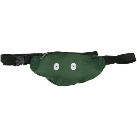 WHAMVOX Boys Small Eye Waist Bag Fashionable Fanny Pack Girl Travel 27*13CM Green