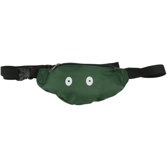 WHAMVOX Boys Small Eye Waist Bag Fashionable Fanny Pack Girl Travel 27*13CM Green