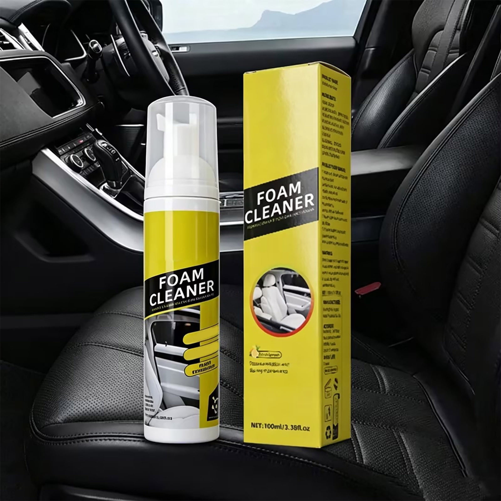 Autogo Foam Cleaner,Foam Cleaner Multi Purpose,100ml Foam Cleaning Spray For Car,Interior Multi-Purpose Upholstery Leather Cleaner Deep Cleaning Car.(1PC)