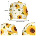 thumbnail image 3 of KLL European-style Pattern Sunflower A Winter Fall Beanie Knit Hats for Men & Women - Warm & Soft Stylish Toboggan Caps for Cold Weather, 3 of 6