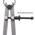 thumbnail image 5 of Spring Joint Caliper 3 inch/75mm Steel Spring Divider Caliper for Metal Wood Drawing, 5 of 5
