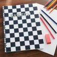 thumbnail image 2 of Pen+Gear Fashion Sketch Book, 9" x 12", Black & White Checkerboard Design, 75 Sheets, 2 of 6