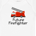 thumbnail image 3 of Inktastic Ladder Truck Future Firefighter Boys or Girls Baby Bodysuit, 3 of 4