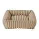 thumbnail image 1 of Cama para perros,Cama para perros Cama para gatos Cama suave para mascotas Cama acolchada para interiores,Cama para mascotas antideslizante y lavable para perros y gatos,Cómoda y cálida Beige, 1 of 8