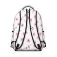 thumbnail image 3 of Pioneer Flower Floral Print Pattern Backpack for School, Cute School Bag with Adjustable Shoulder Straps and Padded Back, 15.3"x11"x7.1", 3 of 5