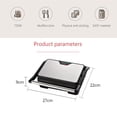 thumbnail image 3 of Compact Multi-Purpose Grilling and Frying Machines, Mini Kitchen Appliances for Steak, Barbecue and Sandwich Production, Durable Cookware for Daily Family Indoor Cooking, Black3, 3 of 8