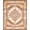 Terracotta Orange Cream, Pattern 9, variant on ODIKA Hallway Wide Geometric Trellis Bordered Lattice Grid Hallways Non-Slip Chair-Friendly for Home Office, Gaming Room, Under Desk