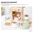 thumbnail image 2 of 1 Set Wooden Coffee Maker Machine Playset Role Play Kitchen Coffee Machine Playset Toy, 2 of 6