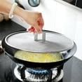 thumbnail image 4 of Maoww Grease Splatter Screen Pan Cover Stainless Steel Frying Pan Fine Mesh Stops Stove Oil Guard Pot Lid, 4 of 5