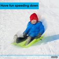 thumbnail image 4 of Superio 35" Green Downhill Snow Sled With Brakes and Poly Rope (2 Pack), 4 of 5