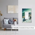 thumbnail image 5 of KLL Watercolor Turtle1 Pattern Electrical Outlet Covers, 3" x 5" 1 Pack Electric Receptacle Plug Covers for Decorator Receptacle Outlet & Switch-Style U, 5 of 6