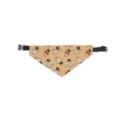 Playful Pug Dog Fun Pattern Bandana -Image by Shutterstock, Small
